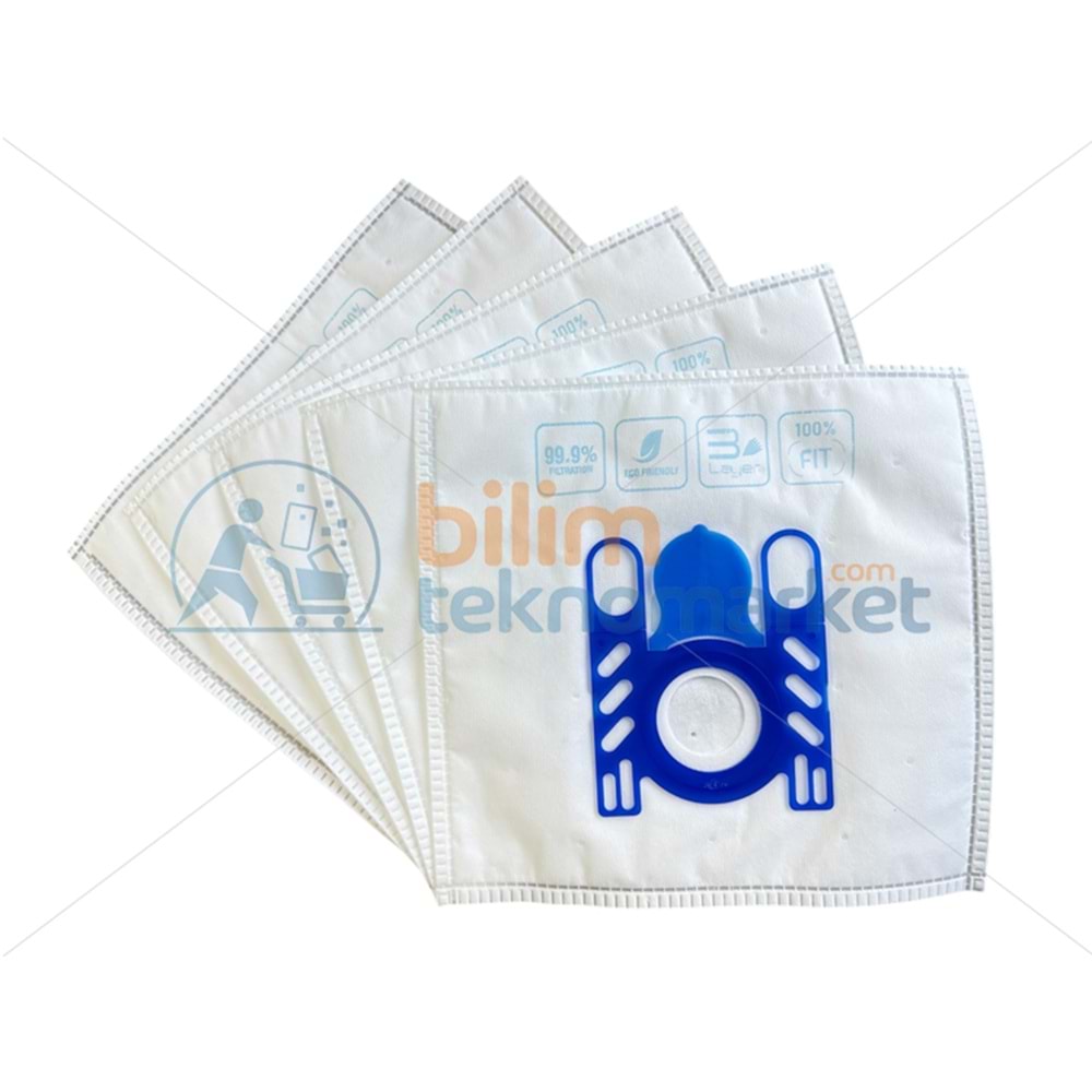 ARÇELİK S 680 B SÜPÜRGE SENTETİK BEZ TOZ TORBASI 5,Lİ PAKET