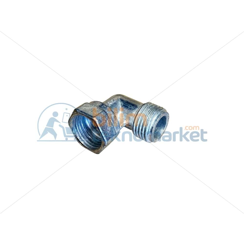 1/2 DOĞALGAZ HORTUM GİRİŞ UCU OCAK VE FIRIN İÇİN DİRSEK GENİŞ PİPO