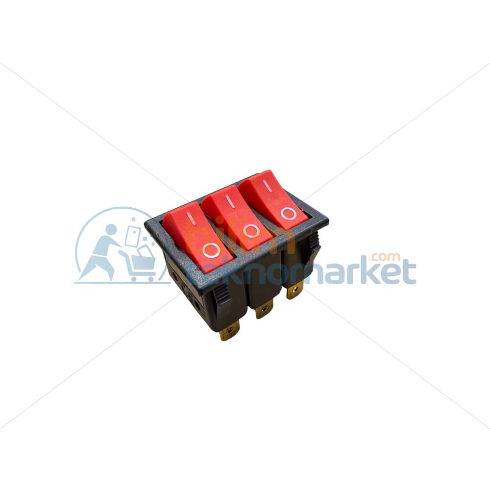 ÜÇLÜ IŞIKSIZ ON/OFF ANAHTARI 220V-16A