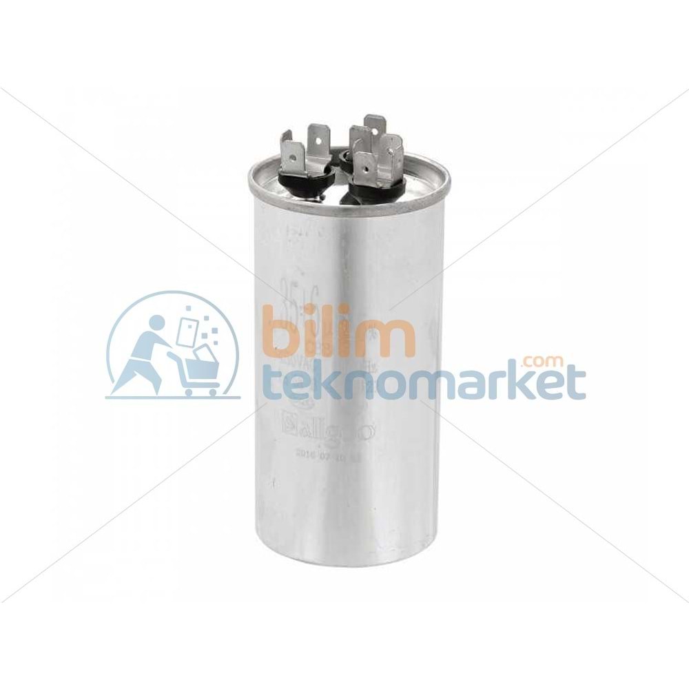 35+6 UF 450V KLİMA KAPASİTÖRÜ METAL GÖVDELİ KONDANSATÖR