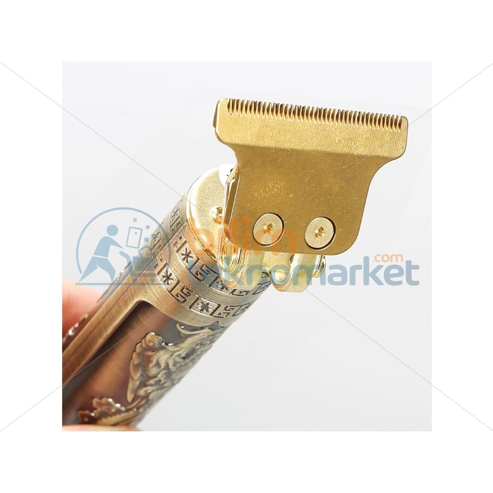 VINTAGE T9 ŞARJLI SAÇ SAKAL KESME TRAŞ MAKİNESİ 23743