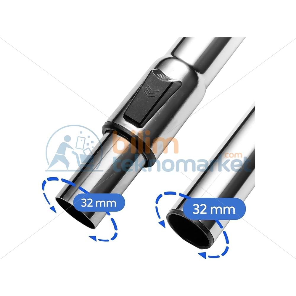 32 MM TELESKOPİK METAL SÜPÜRGE UZATMA BORUSU