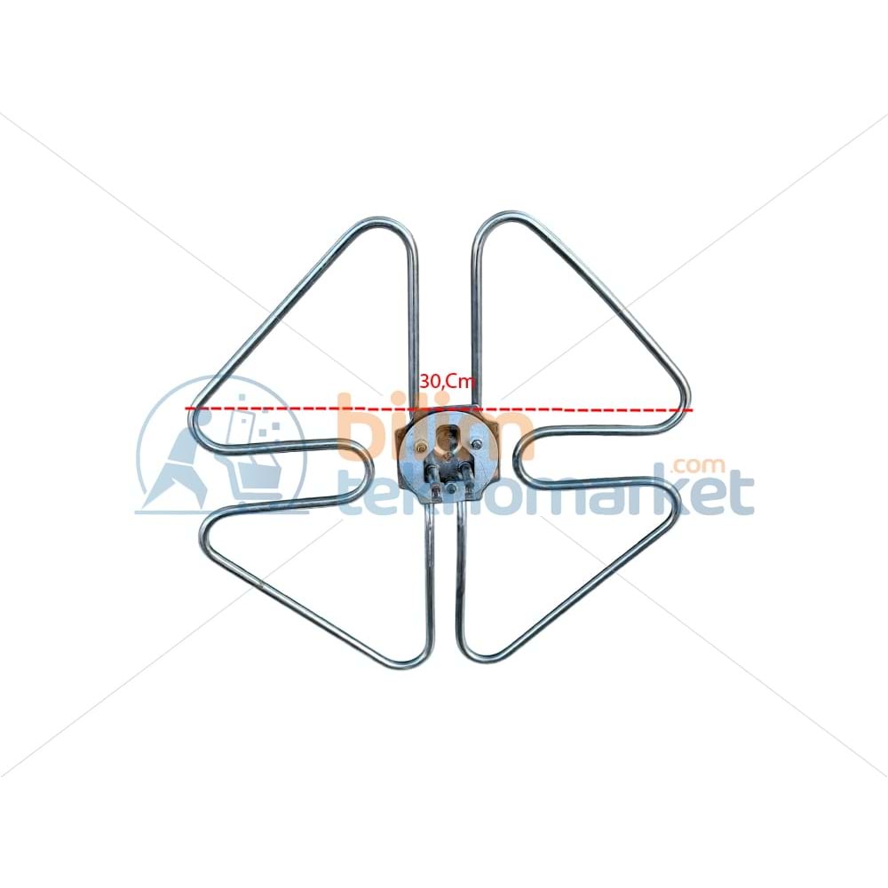 KELEBEK SEMAVER ÇAY KAZANI REZİSTANSI 30,CM 220V-2750W