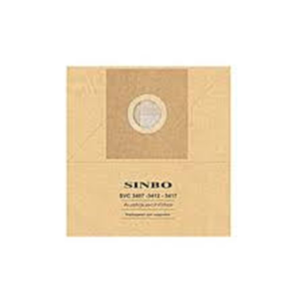 SİNBO SÜPÜRGE KAĞIT TOZ TORBA 10-LU PAKET