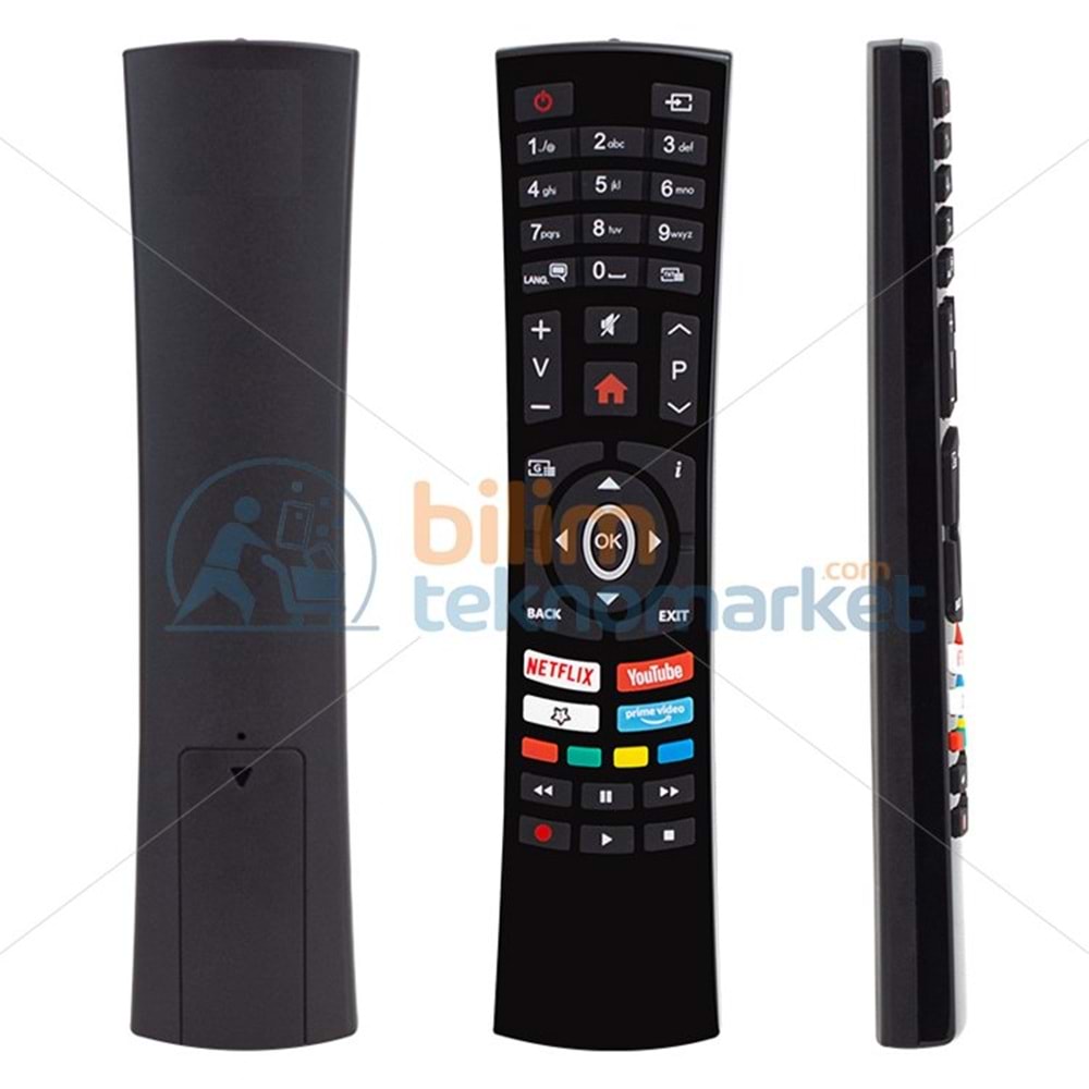 VESTEL HI-LEVEL NETFLIX-YOUTUBE-PRIME VIDEO TUŞLU LCD LED TV KUMANDASI RC4390P-18816 30101765