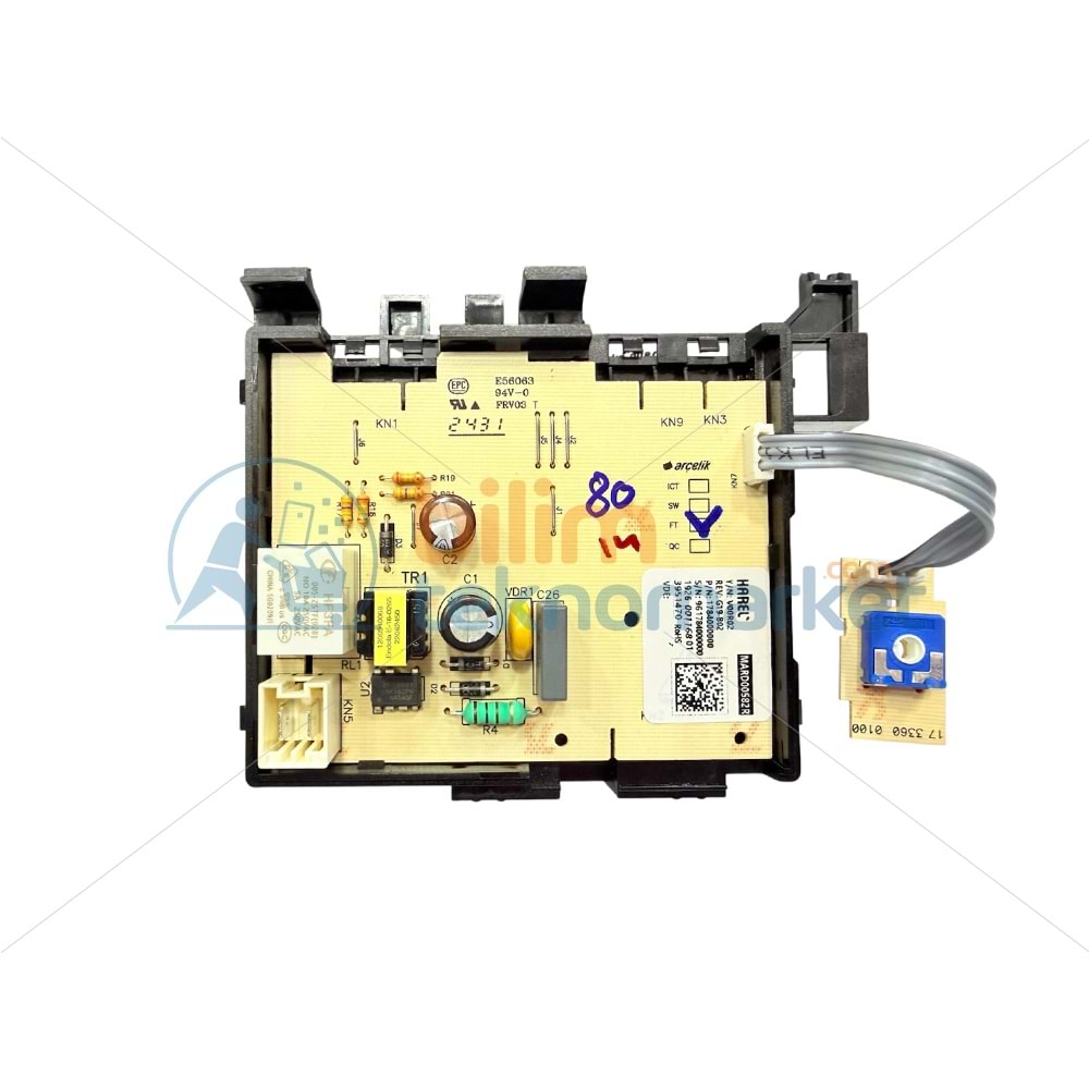 BEKO D2 2001 BULAŞIK MAKİNESİ ANAKARTI 1784000100/1784000290 ORİJİNAL