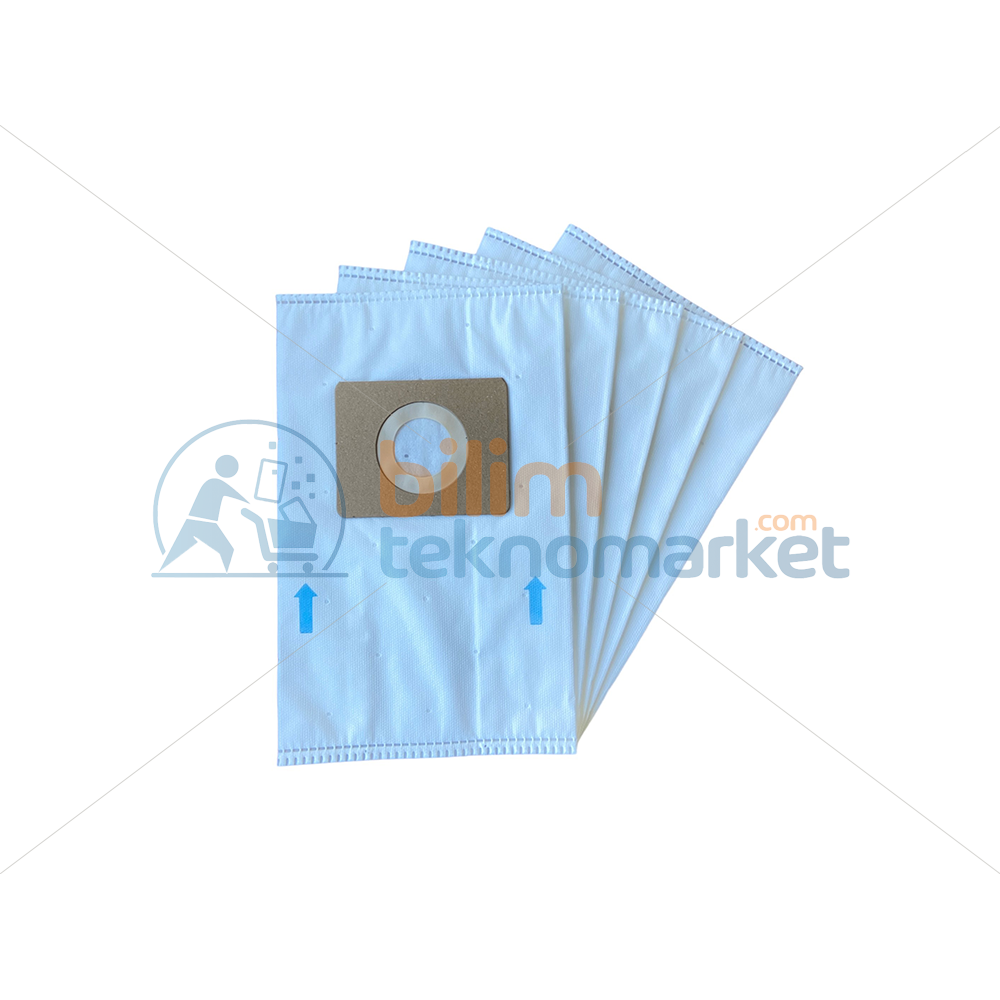 ARÇELİK S 4935 TORNADO ECO SÜPÜRGE SENTETİK TOZ TORBASI 5,Lİ PAKET 9197061445 ORİJİNAL