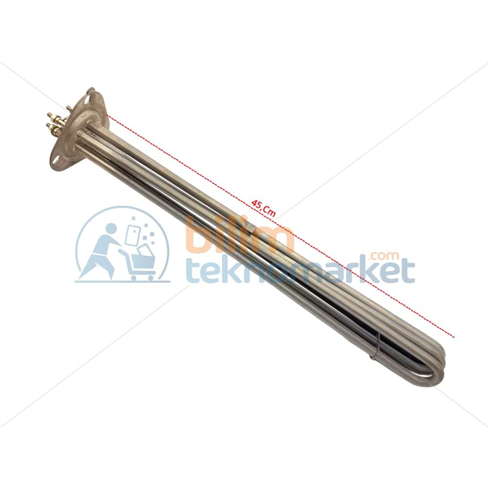 SANAYİ TİPİ VİTAL BULAŞIK MAKİNESİ REZİSTANSI (ÜÇGEN FLASH) 10KW 220-380V 45,CM ORİJİNAL