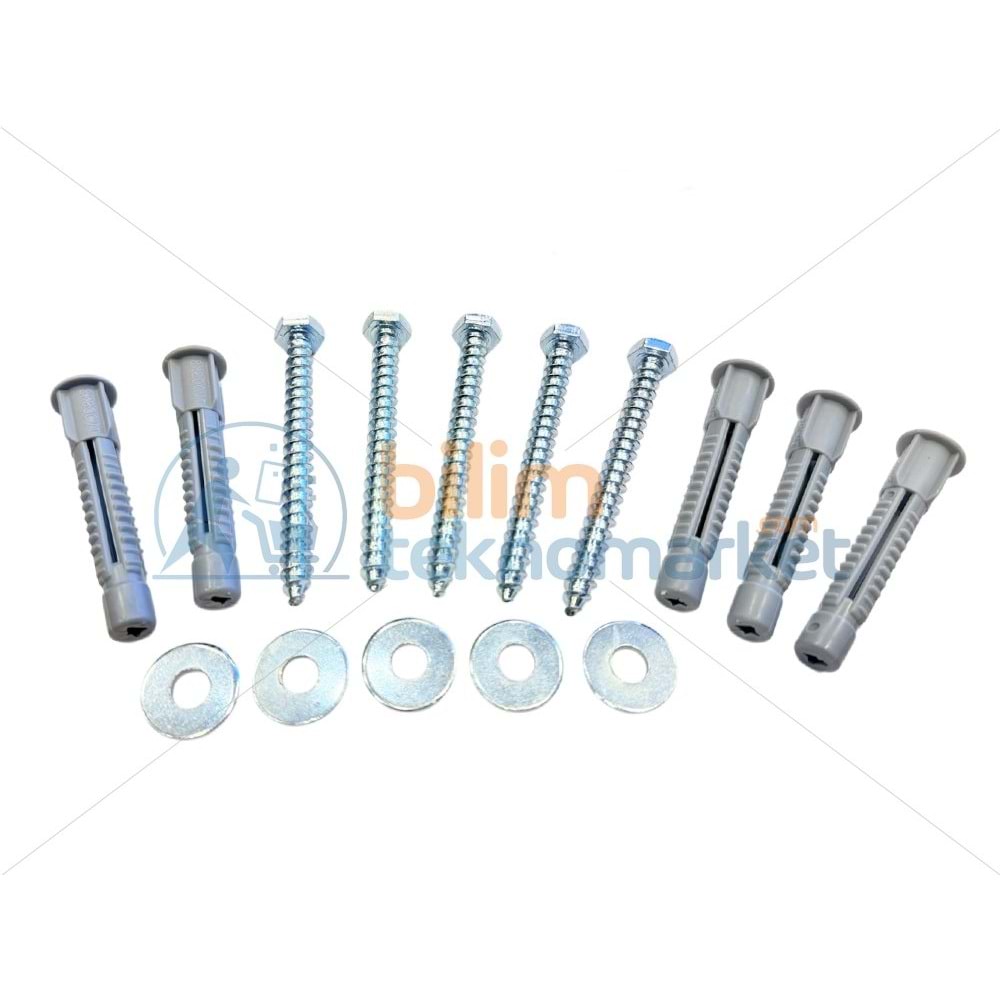 KLİMA DIŞ ÜNİTE MONTAJI İÇİ VİDA TAKIMI VİDA+DUBEL+PUL
