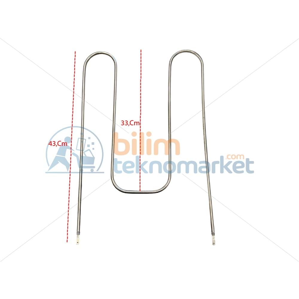 KUMTEL ANKASTRE FIRIN REZİSTANSI M TİPİ 1000W-220V 10708100128 ORİJİNAL