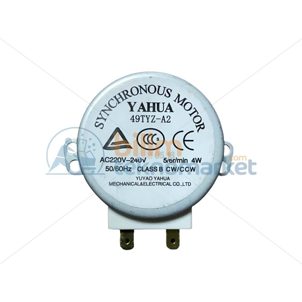 MİKRODALGA FIRIN DÖNER TABLA MOTORU AC 220V 4W 40056892/42055617 ORİJİNAL