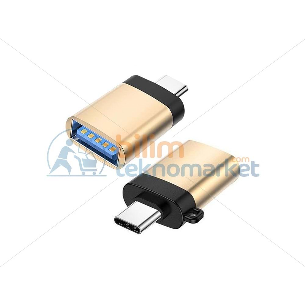 POWERMASTER PM-3826 USB-A TO TYPE-C OTG ÇEVİRİCİ ADAPTÖR 3826
