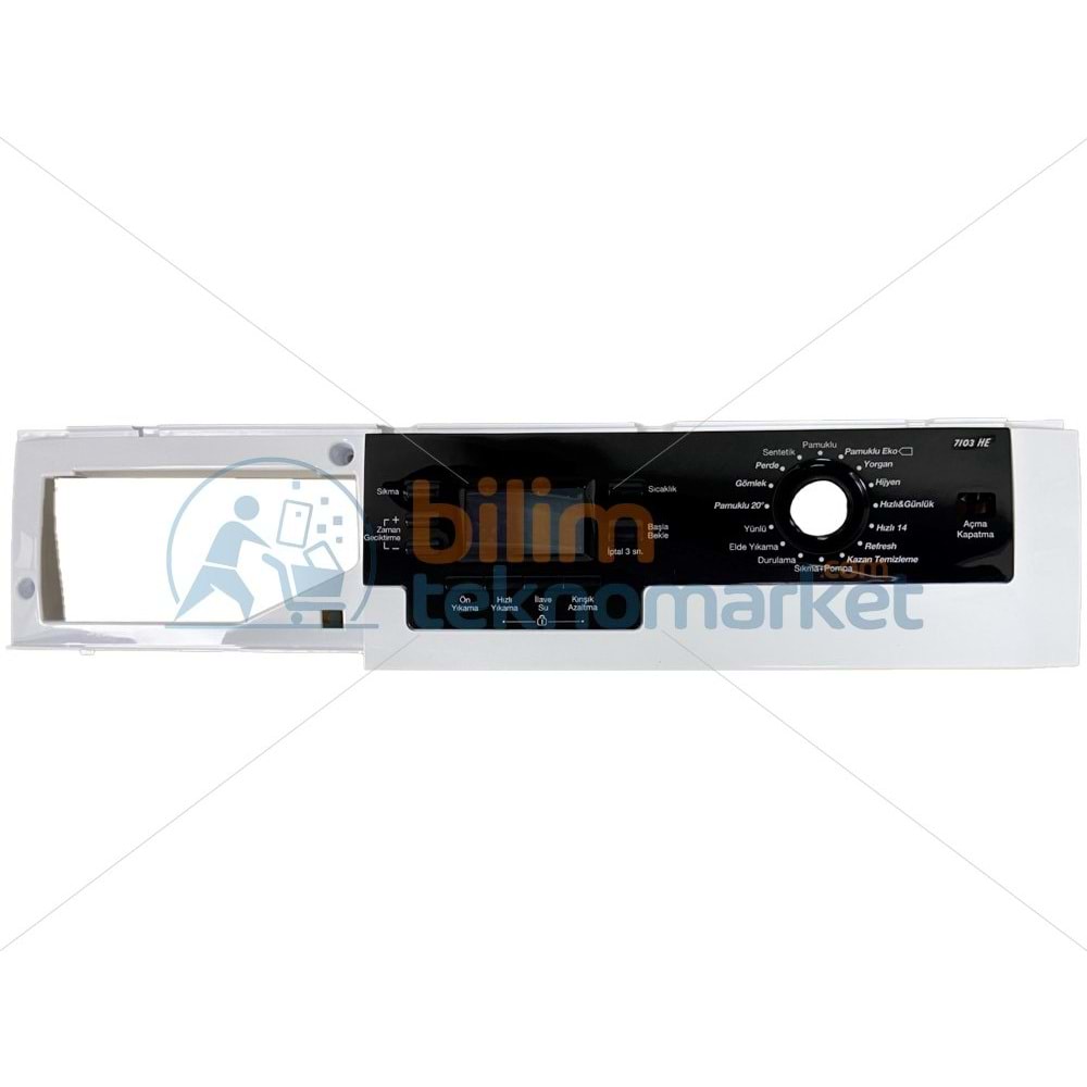 ARÇELİK 7103 HE ÇAMAŞIR MAKİNESİ ÖN PANEL GRUBU 2892009229 ORİJİNAL