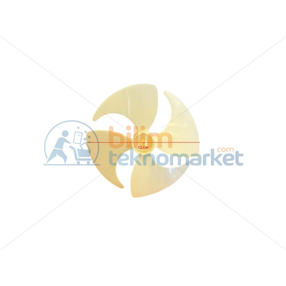 VESTEL BUZDOLABI FAN PERVANESİ 4,KANAT 12,CM 42146100/42000202 ORİJİNAL