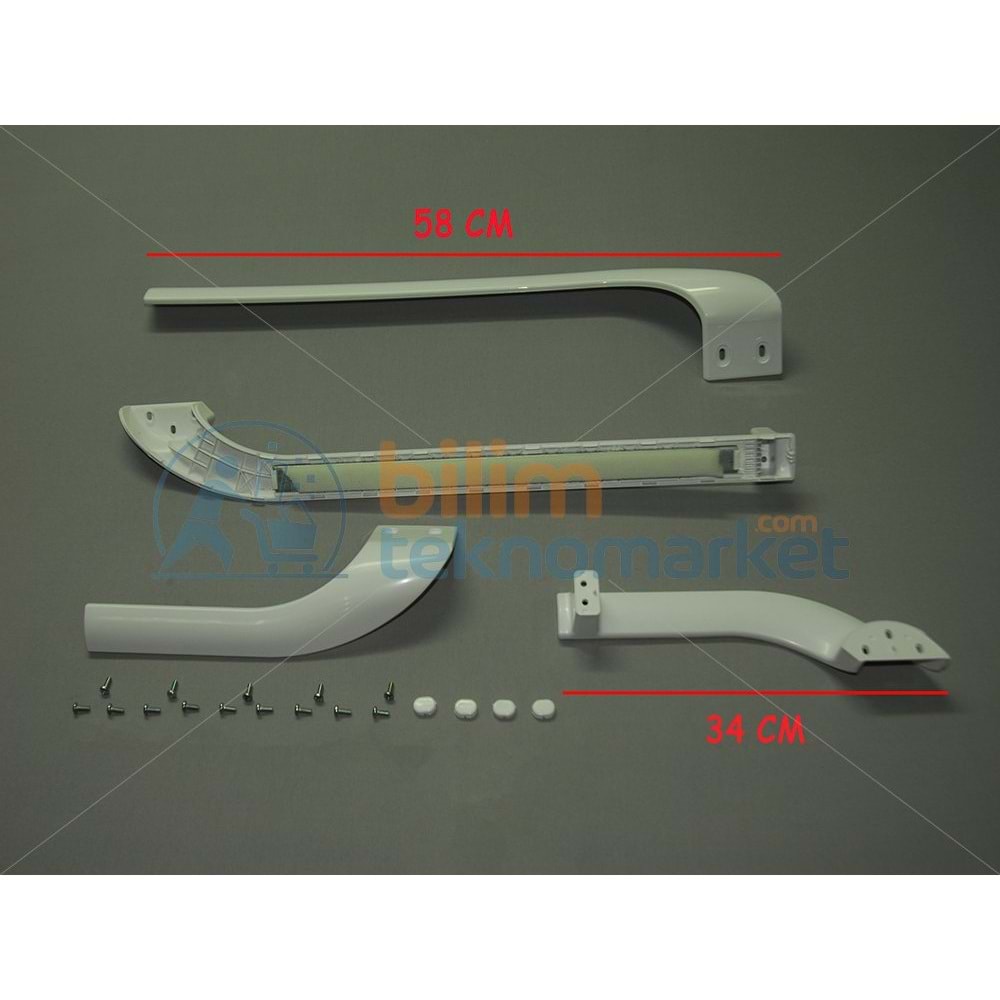 REGAL GT570ET-TT BUZDOLABI KAPI KOLU ALT+ÜST BEYAZ 42047503 ORJİNAL