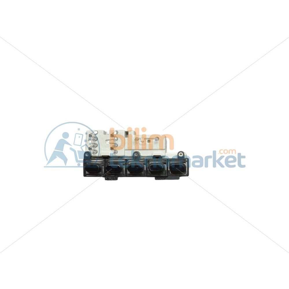 REGAL PRATİCA 8100T-TY ÇAMAŞIR MAKİNESİ 5 Lİ F2 BUTONU VE IŞIK TAŞIYICISI 42107511 ORİJİNAL