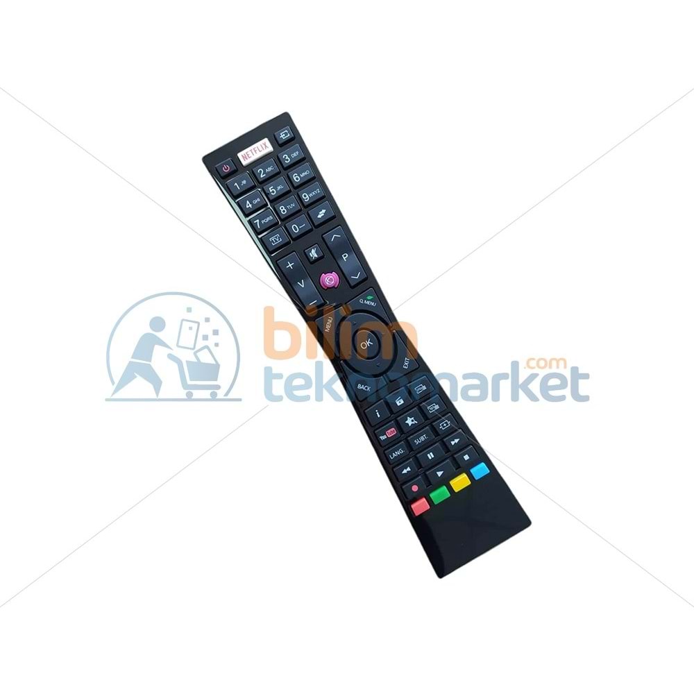FİNLUX 55FX620F SM.LED TV UZAKTAN KUMANDASI U/ 49101 RC5 BLACK NETFLİX 30095593 ORİJİNAL