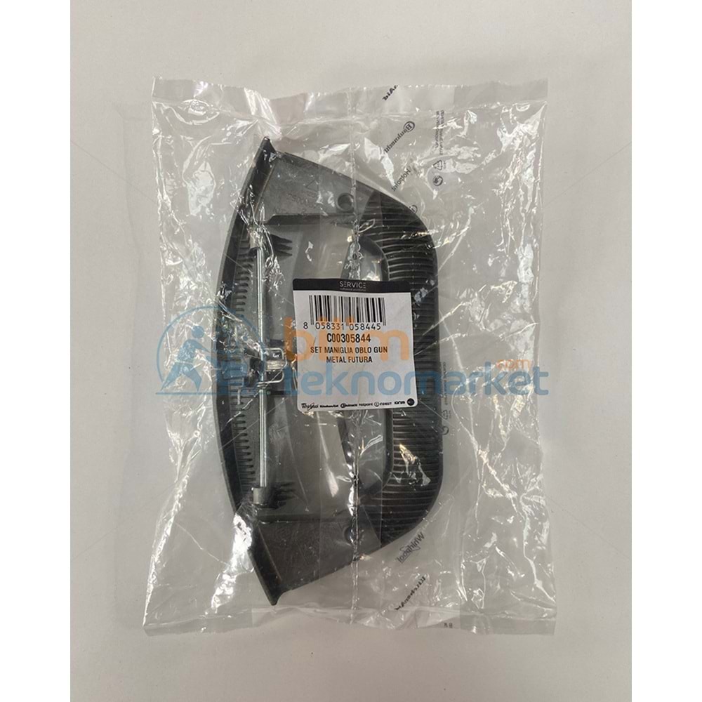 HOTPOİNT FMG924MTK ÇAMAŞIR MAKİNESİ KAPI KOLU TUTAMAK SETİ_ANTRASİT GRİ_44305844/C00305844 ORİJİNAL