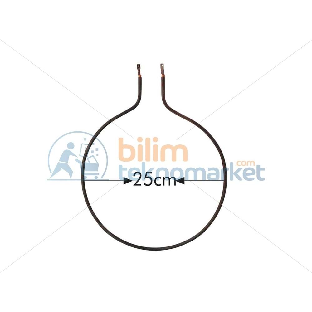 AMPUL TİPİ ORTA FIRIN BORU REZİSTANSI (İNCE) CR114142