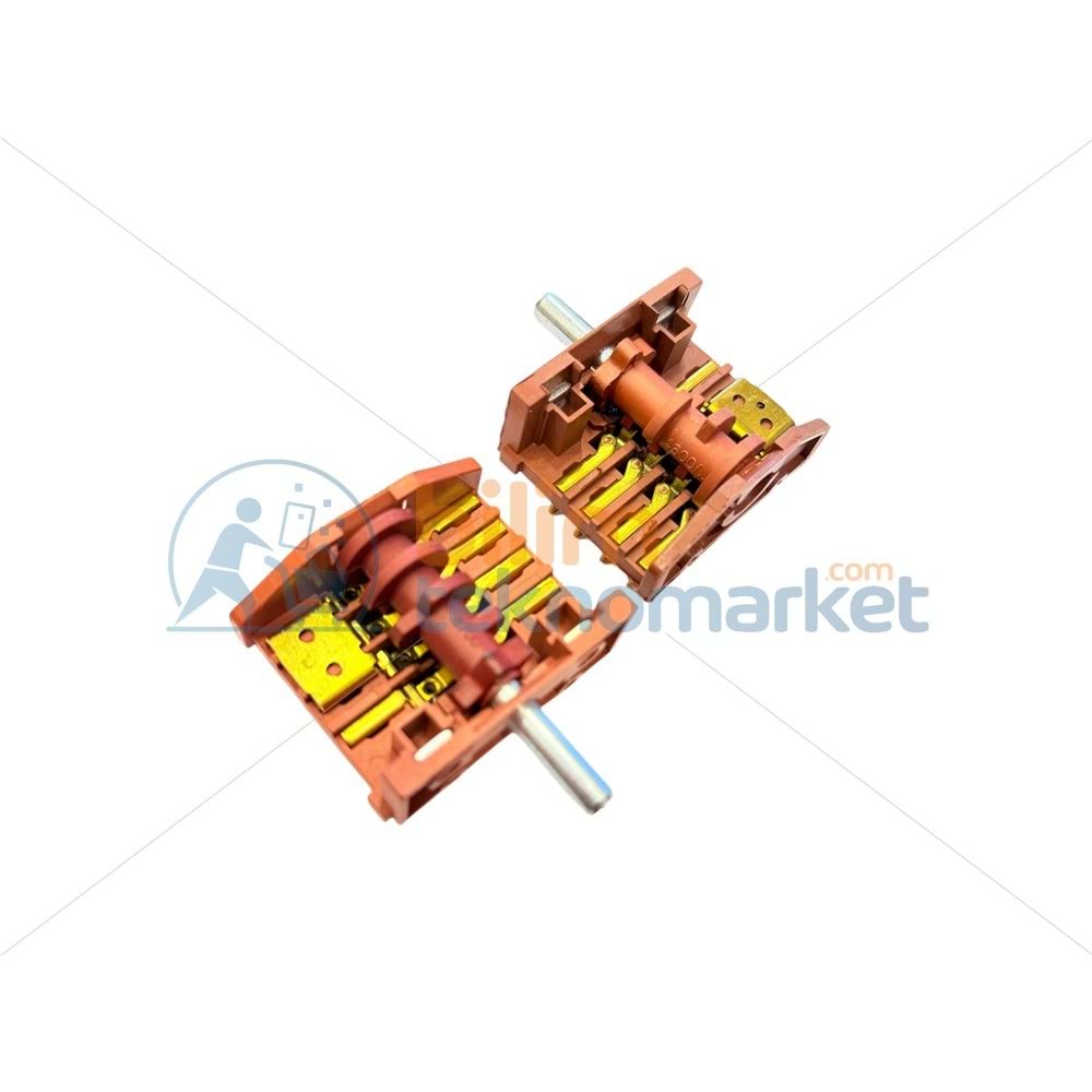 FIRIN KOMUTATÖR ŞALTERİ 4+3 ÇEVİRMELİ KADEME ANAHTAR MİL-4700