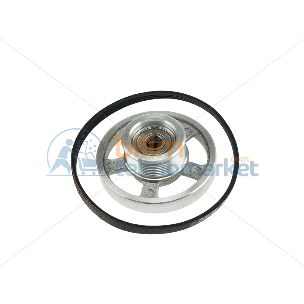 GRUNDIG ÇAMAŞIR KURUTMA MAKİNESİ KASNAK VE KAYIŞ TAKIMI 492204404 ORİJİNAL