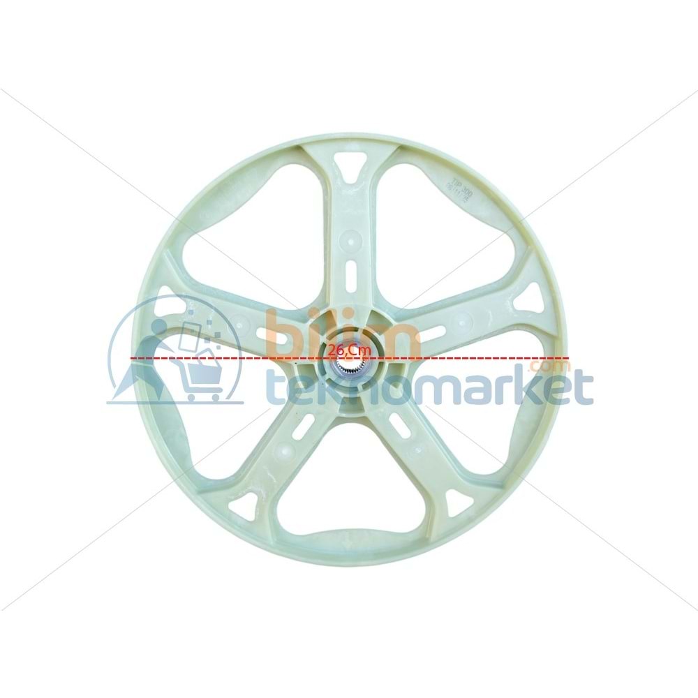 BEKO CMXT 9120 ÇAMAŞIR MAKİNESİ İÇİN PLASTİK KASNAK 2853690300 ORİJİNAL