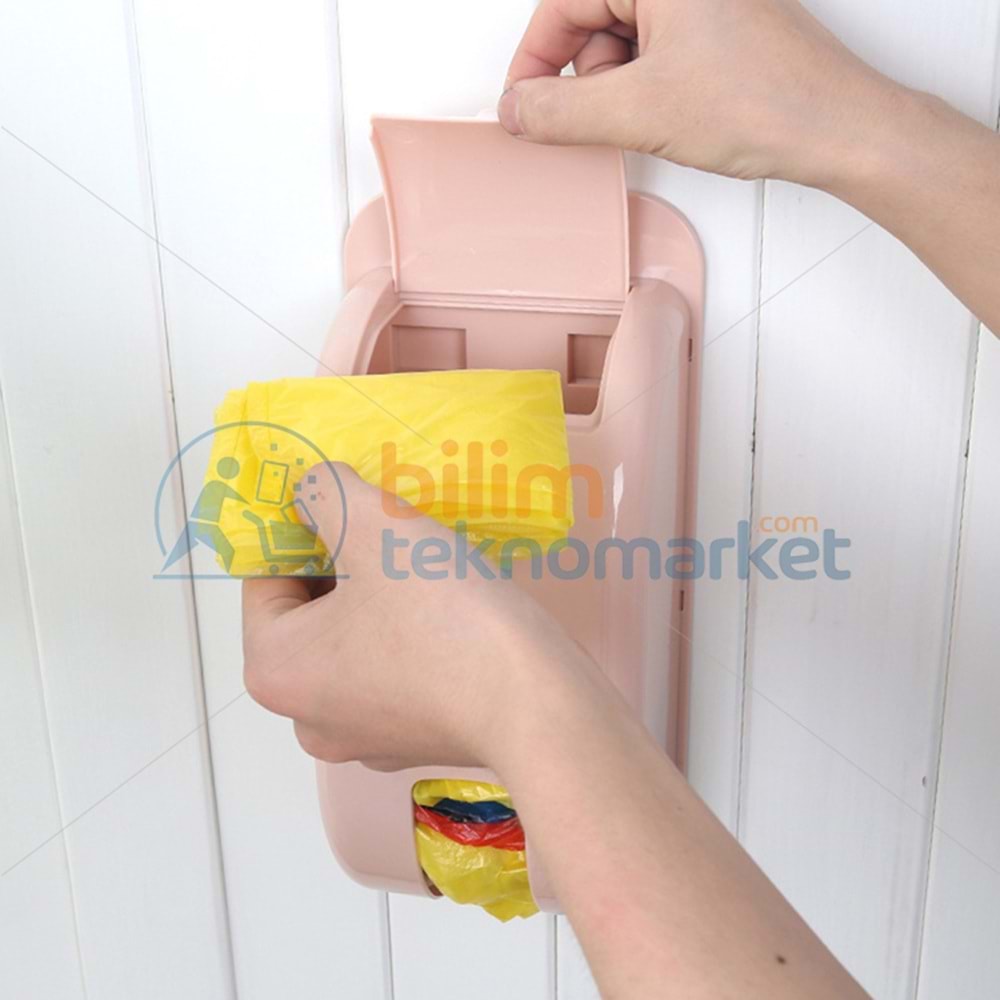 SUNUP SN-27113 DUVARA MONTELİ ÇÖP POŞETİ VE GALOŞ SAKLAMA KUTUSU