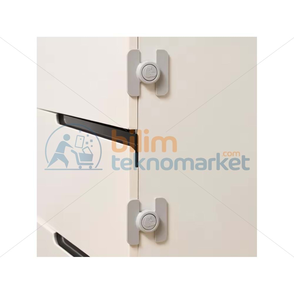 SUNUP SN-28751 BUZDOLABI ÇEKMECE DOLAP KİLİDİ GEÇMELİ YAPIŞKANLI (ÇOCUK KİLİDİ)
