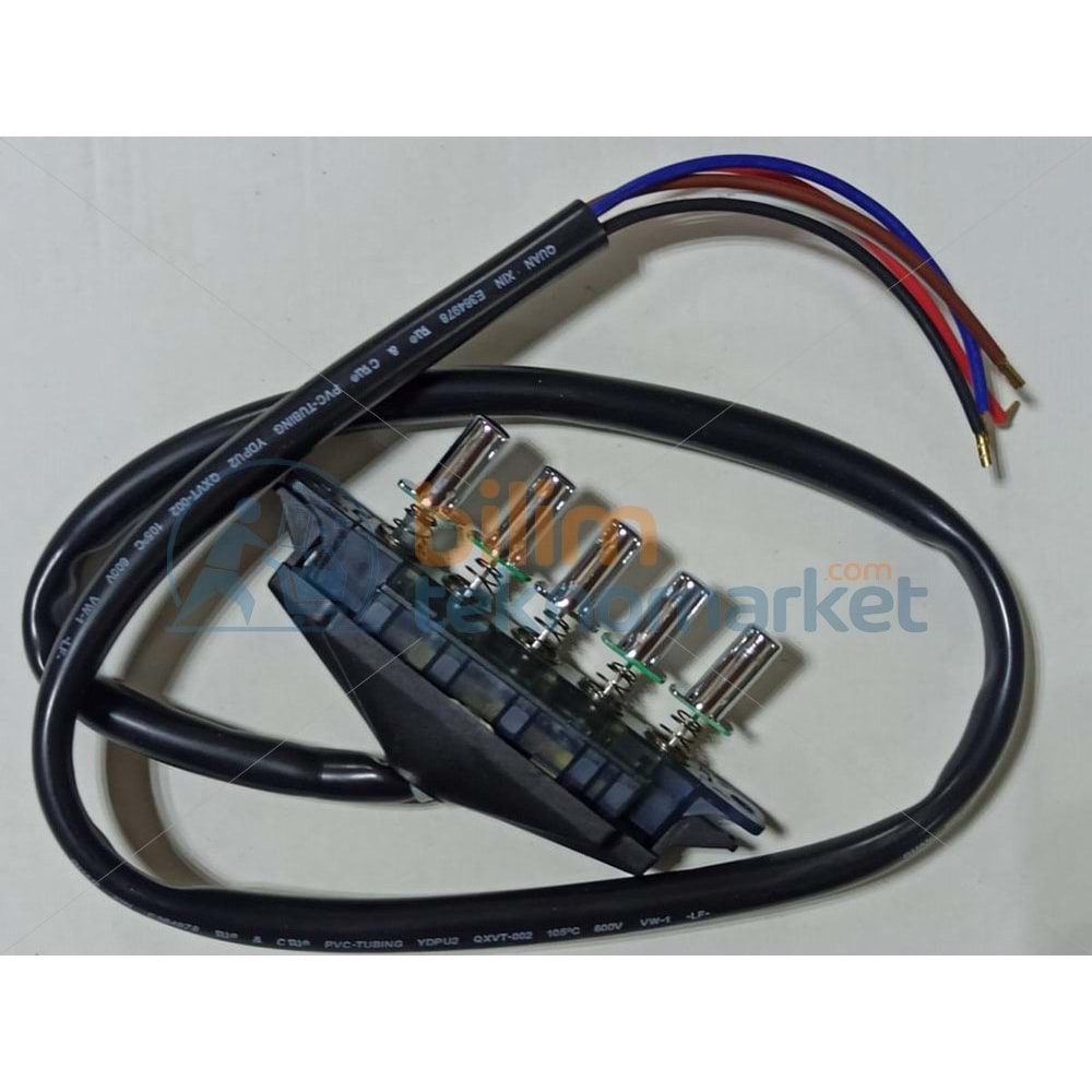 VESTEL AD-6023 RB RUSTİK DAVLUMBAZ TUŞ TAKIMI UZUN BUTON 43106769 ORİJİNAL
