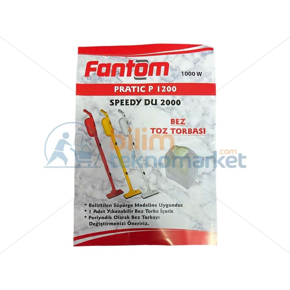 FANTOM PRATİK P 1200, SPEEDY DU 2000 DİK SÜPÜRGE TOZ TORBASI (BÜYÜK)