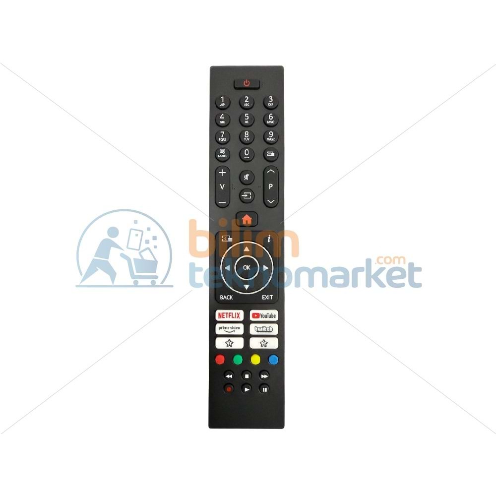 VESTEL TELEVİZYON KUMANDASI UK/43135P BLACK NOBRAND 30108039/30110072 ORİJİNAL