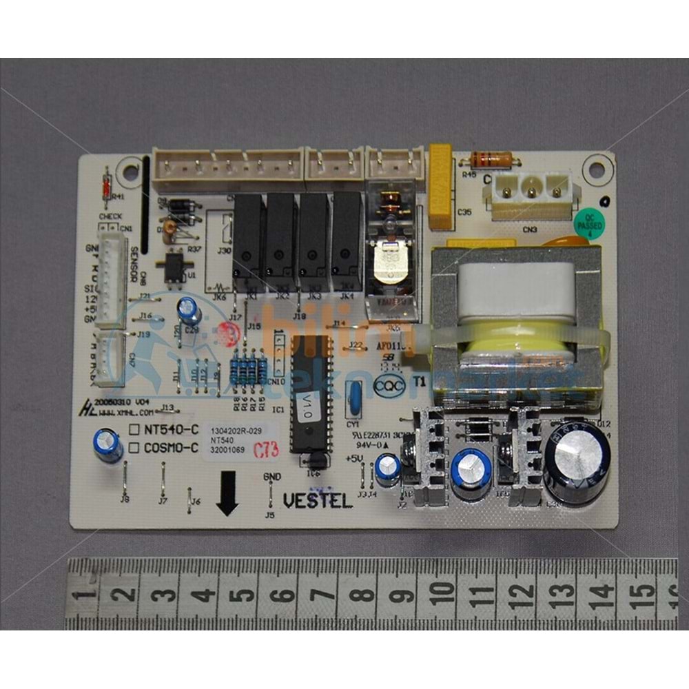 VESTEL BUZDOLABI ANAKARTI (ELECTROLUX) V1.4 (TRAFOLU KART) SR UYARISI ÇÖZÜMÜ 32005643 ORİJİNAL