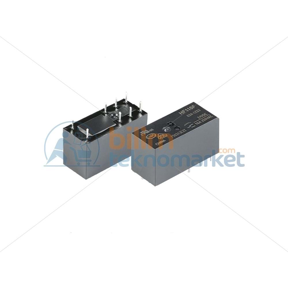 HF115F/024-2ZS4 24V DC 8A 250V 8,PİN RÖLE