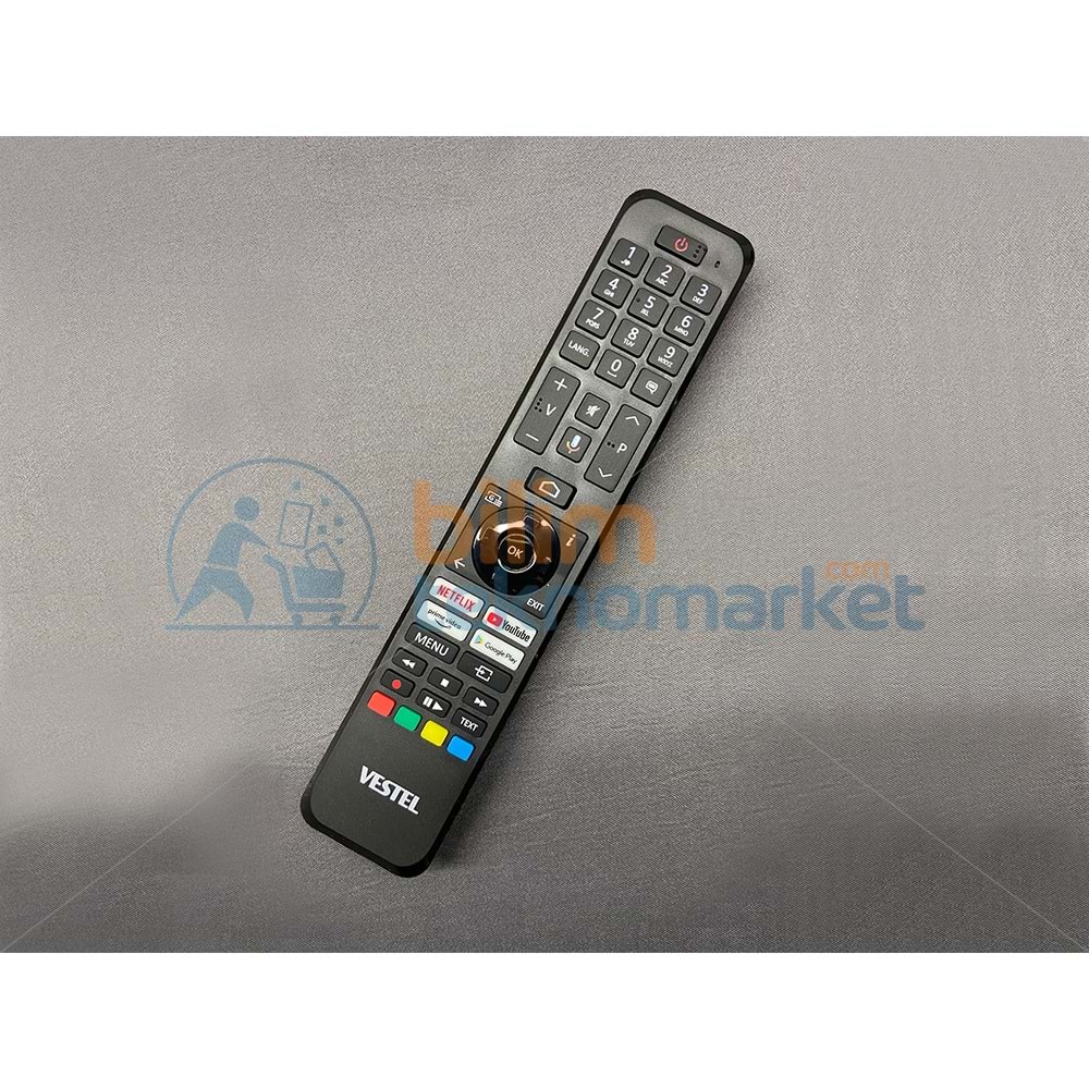 VESTEL 43UA9600 4K ANDROID TV 17MB170 TV UZAKTAN KUMANDASI (MİKROFONLU, NETFLİX, YOUTUBE, PRİME VE GOOGLE PLAY TUŞLU) 23765515/30115444 ORİJİNAL