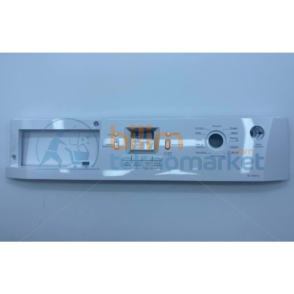 BEKO D2 8101 E ÇAMAŞIR MAKİNESİ KONTROL PANELİ PANO GRUBU 2856509172 ORİJİNAL