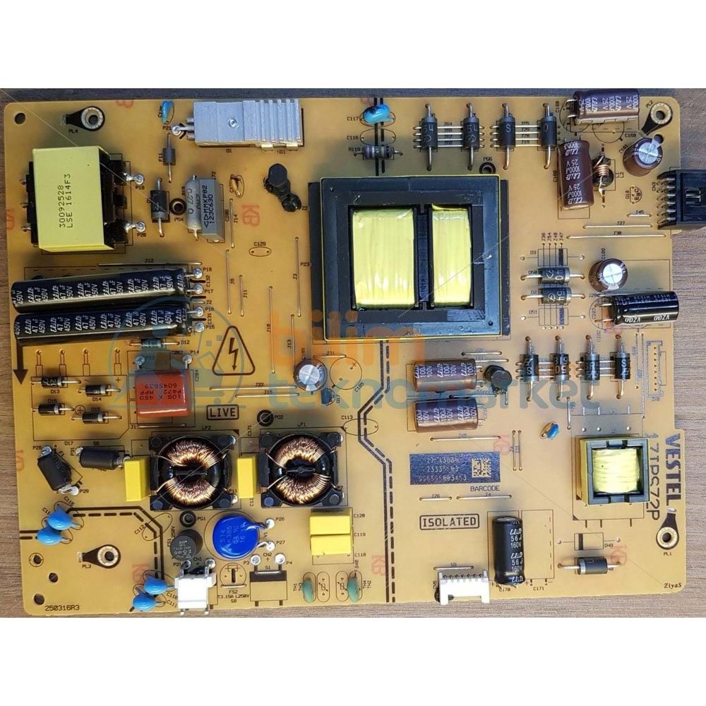 HI-LEVEL LED TV BESLEME KARTI 43UHL910 23335603/23522198 17MB120/17IPS72P