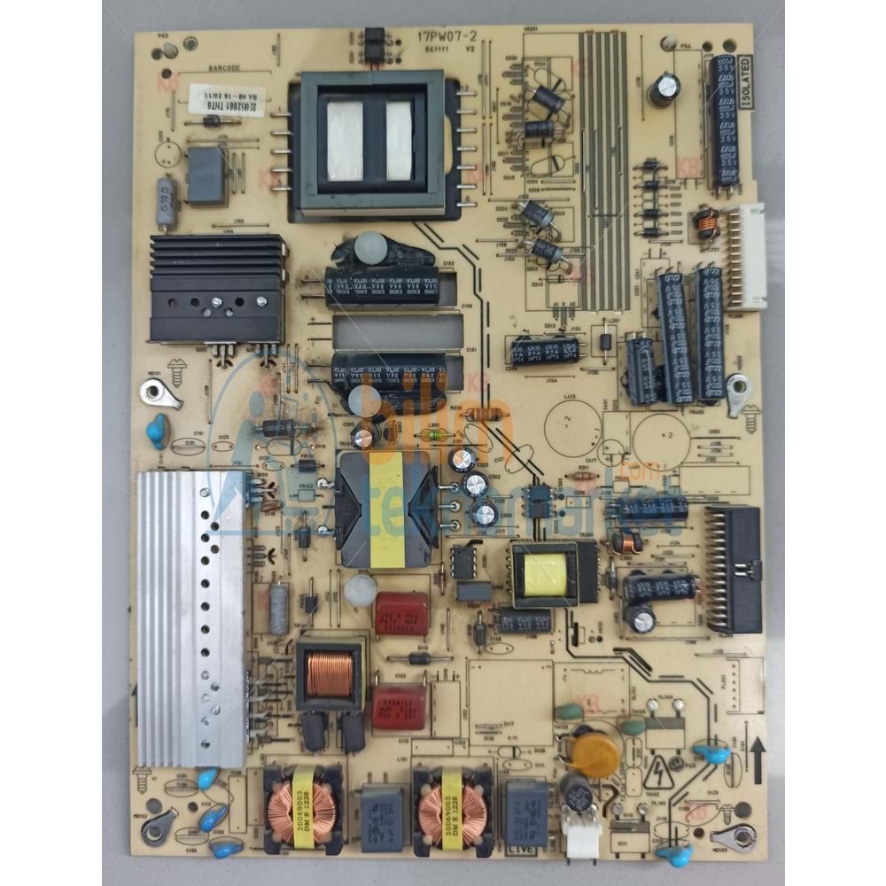 VESTEL 47PF8231 47" 3D LED TV BESLEME KARTI 17PW07-2 _23052861