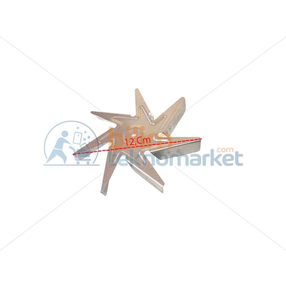 LUXELL ANKASTRE FIRIN SOĞUTMA FAN PERVANESİ 12,CM 2020030378 ORİJİNAL