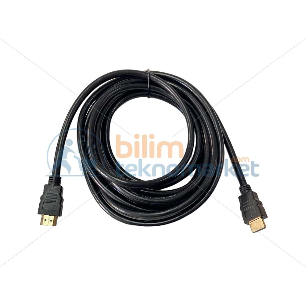 5 METRE HDMI GÖRÜNTÜ VE SES AKTARICI KABLO SİNEMA GOLD 4K