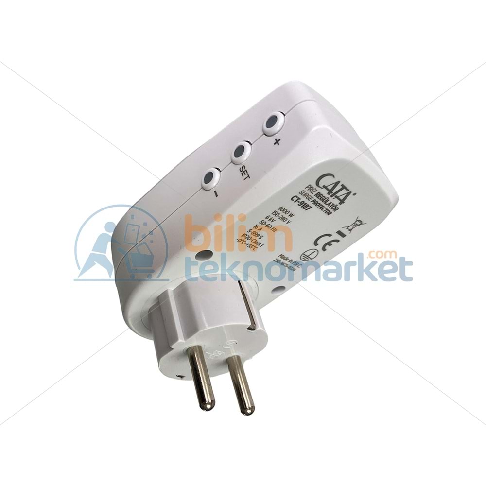 VEA VE-25532 16A 4000W TEKLİ AKIM KORUMALI PRİZ AŞIRI YÜKSEK GERİLİM