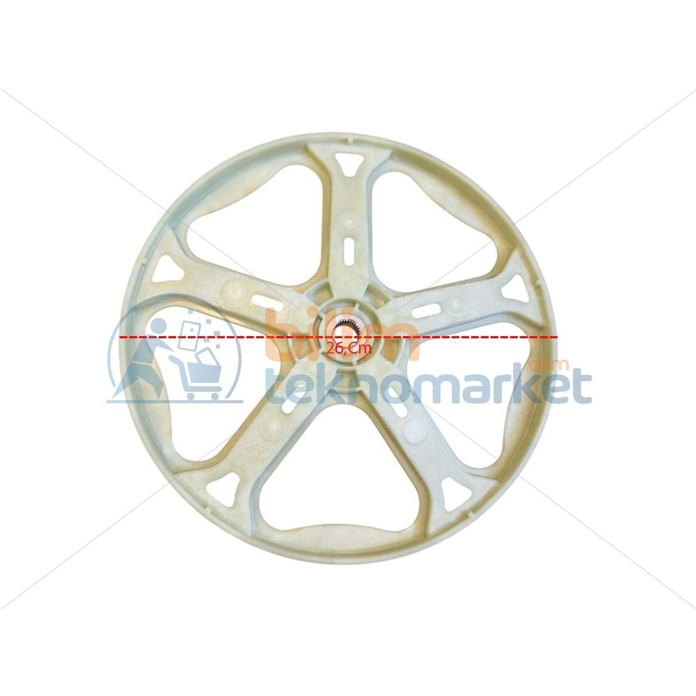GRUNDIG ÇAMAŞIR MAKİNESİ İÇİN PLASTİK KASNAK 2853680300 ORİJİNAL