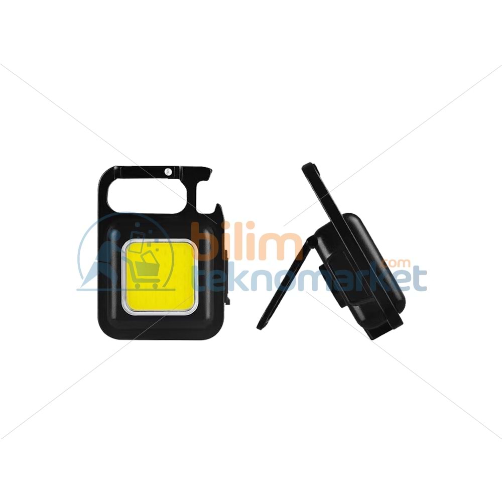 ŞARJLI LAMBA COB LEDLİ 3 FONKSİYONLU MIKNATISLI ANAHTARLIK LAMBASI 21489