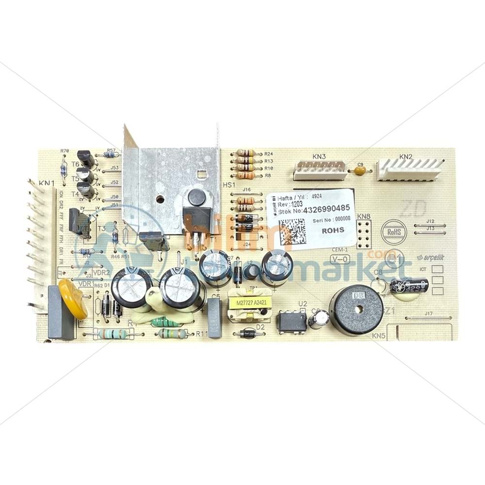 BEKO BK 9614 NMI BUZDOLABI ELEKTRONİK ANAKARTI 4326990485 ORİJİNAL
