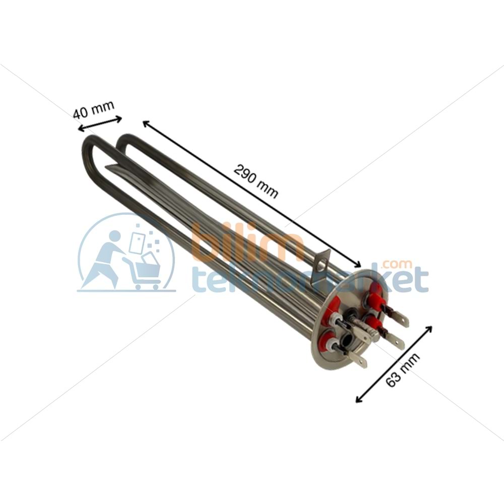 BEKO BKT 650 TERMOSİFON İÇİN ÇİFT ELEMANLI REZİSTANS CR110254 9197060860 ORİJİNAL