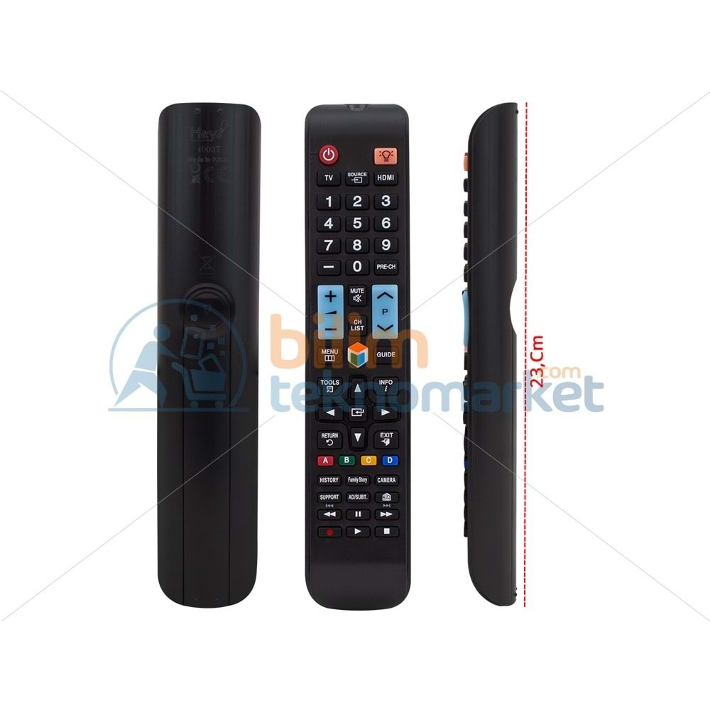SAMSUNG SOURCE TUŞLU LED TELEVİZYON KUMANDASI (UZUN) (70136/40037/32064)