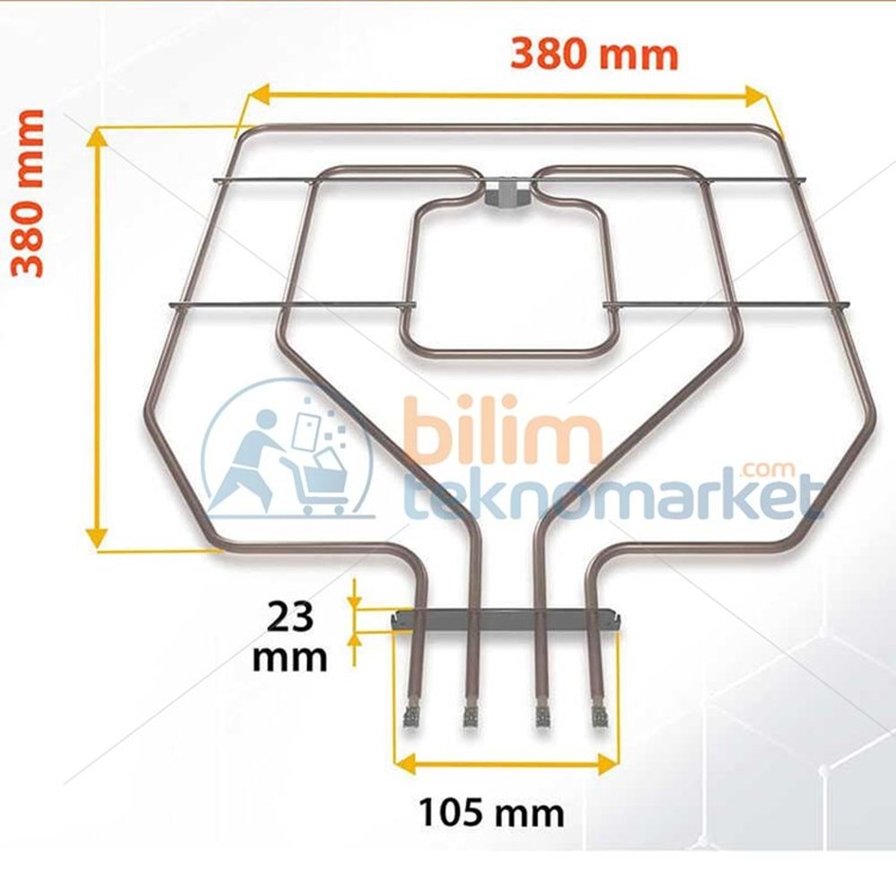 BOSCH ANKASTRE FIRIN ÜST REZİSTANSI 773539-471369 1300+1500W 220V CR114361