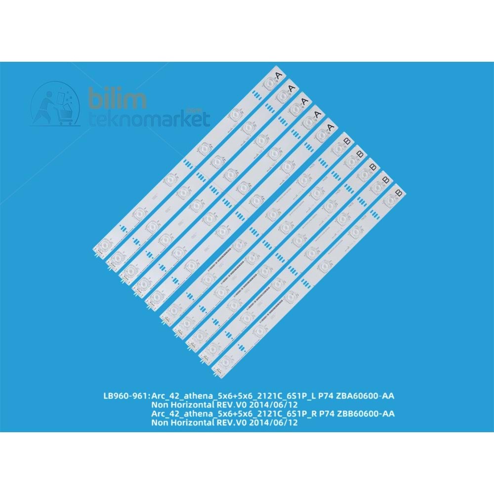 ARÇELİK A42LW8477 TELEVİZYON LED BAR GRUBU ORİJİNAL -LB960