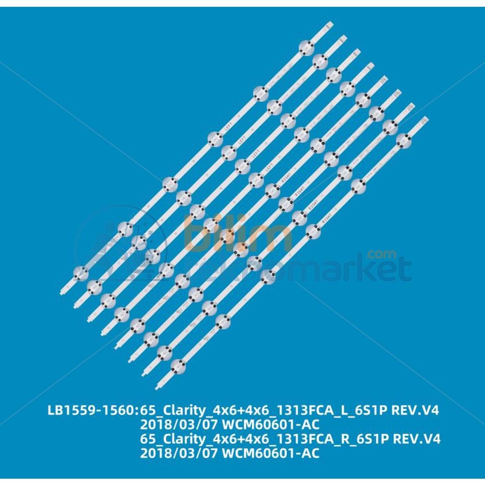 ARÇELİK A65L88605S TELEVİZYON LED BAR GRB. ORİJİNAL -LB1559