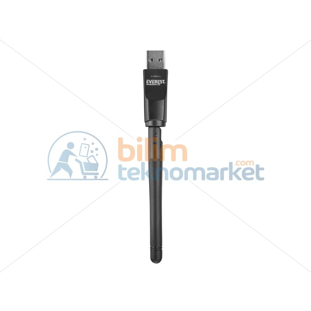 WİFİ USB KABLOSUZ ADAPTÖR 150MBPS 2.4GHZ 2DBI MT7601 İŞLEMCİ (IPTV UYDU ALICI UYUMLU)