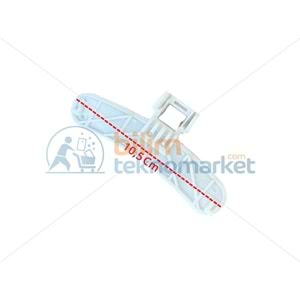 SAMSUNG ÇAMAŞIR MAKİNESİ KAPI AÇMA MANDALI TUTAMAK (BEYAZ) DC64-01948D (10,5 CM)